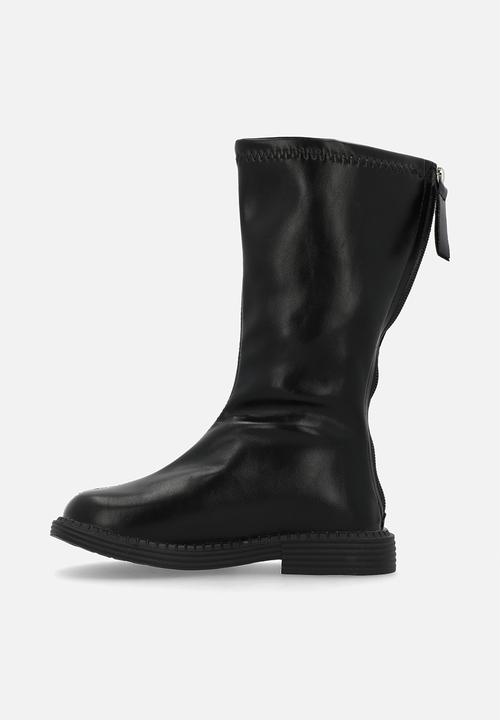 Pop Candy - Zip up boots-black