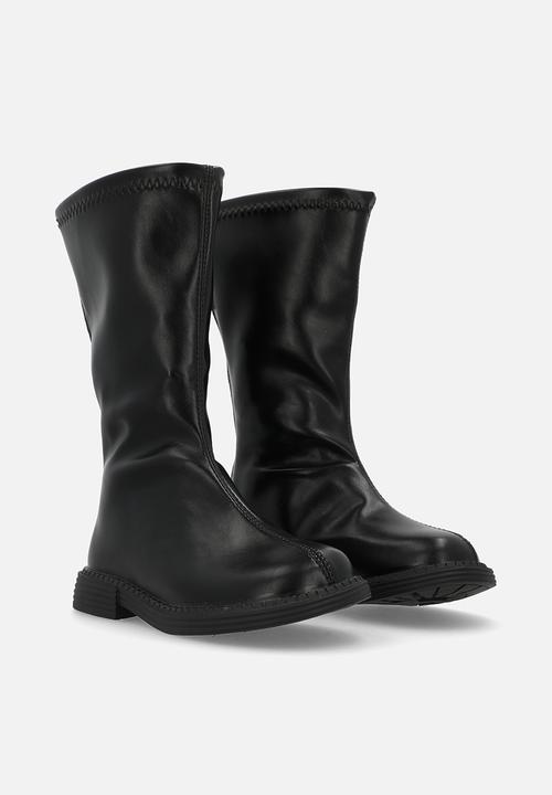 Pop Candy - Zip up boots-black