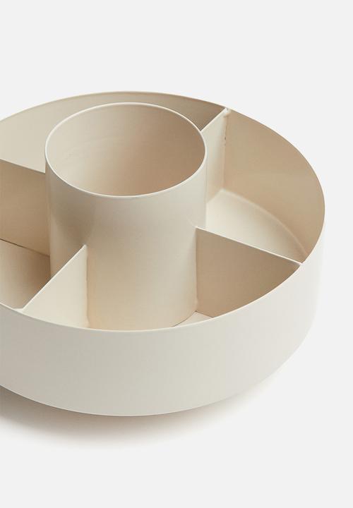 H&M - Rotating storage box - light beige