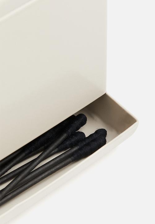 H&M - Metal cotton-bud dispenser - light beige