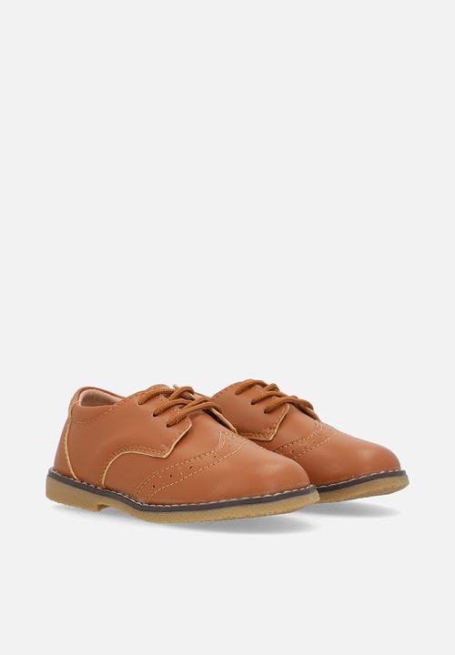 Pop Candy - Lace up oxford shoes - brown ochre