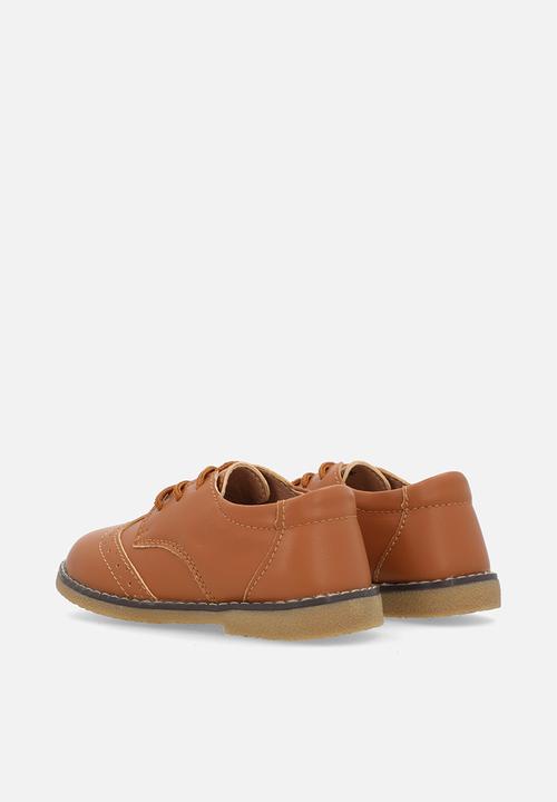 Pop Candy - Lace up oxford shoes - brown ochre