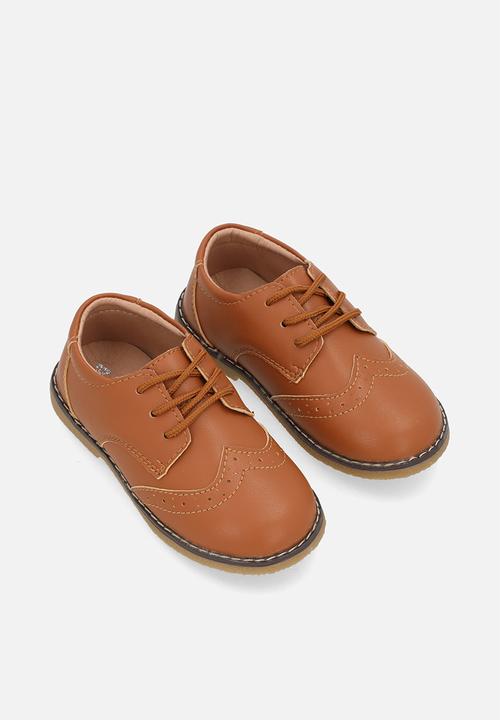 Pop Candy - Lace up oxford shoes - brown ochre