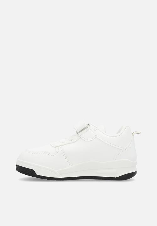 Pop Candy - Lace & adjustable fastener sneakers - white