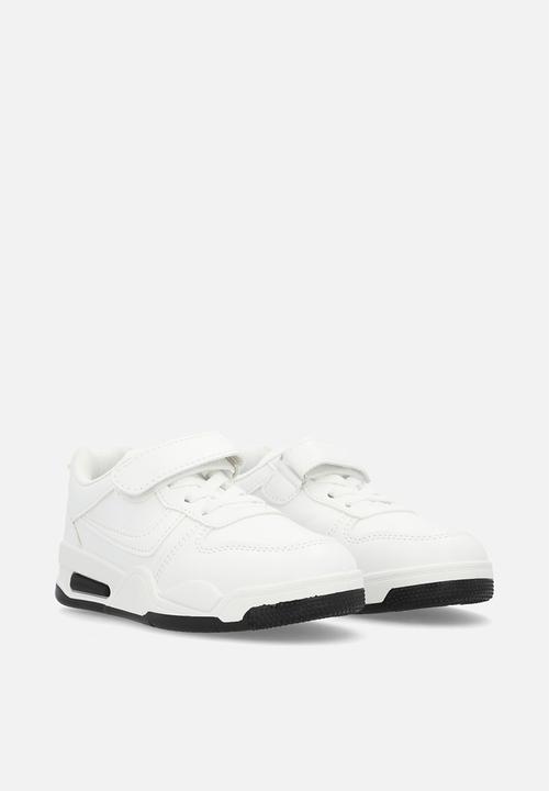 Pop Candy - Lace & adjustable fastener sneakers - white