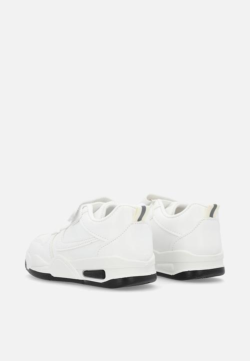 Pop Candy - Lace & adjustable fastener sneakers - white