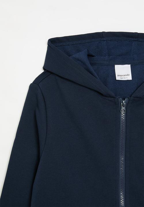 Pop Candy - Zip thru hoodie - navy