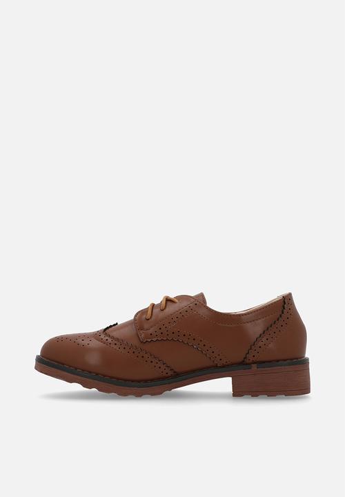 Pop Candy - Lace up oxford shoes - brown