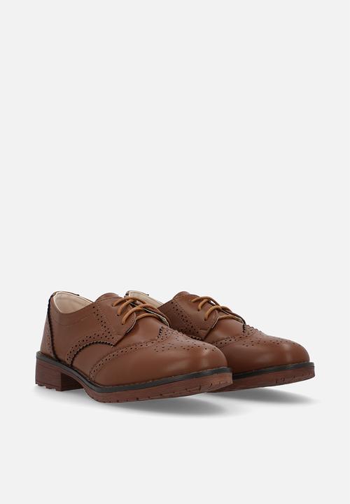 Pop Candy - Lace up oxford shoes - brown