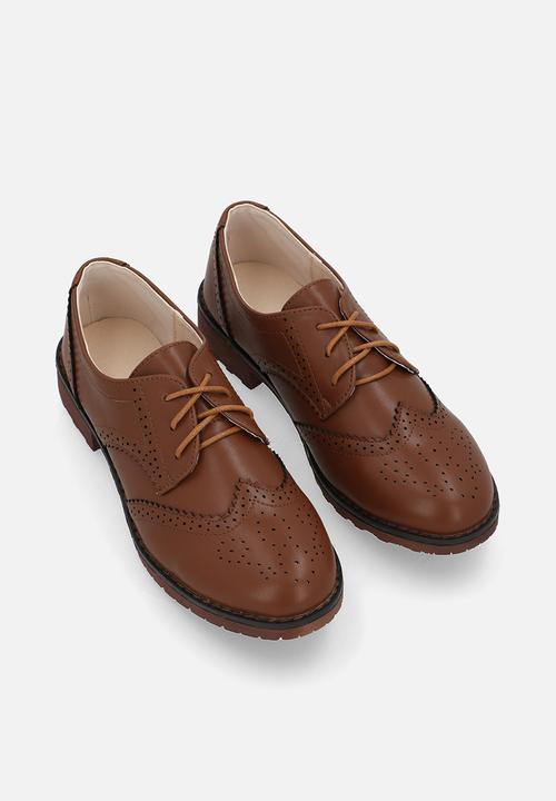 Pop Candy - Lace up oxford shoes - brown