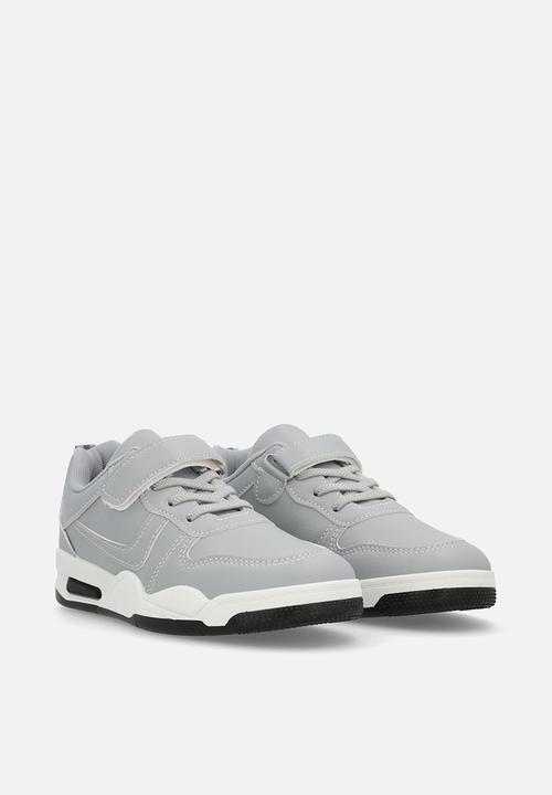 Pop Candy - Lace & adjustable fastener sneakers - grey
