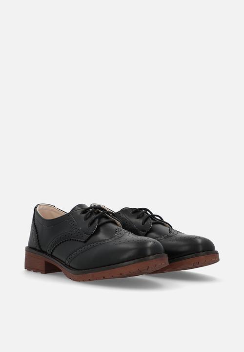 Pop Candy - Lace up oxford shoes - black
