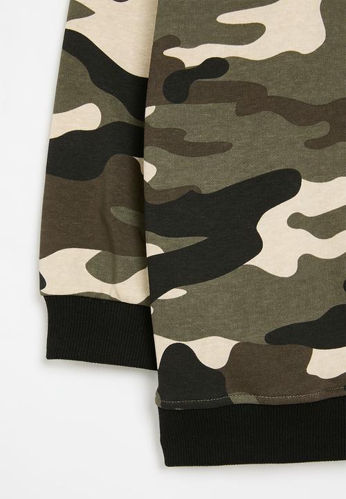 Pop Candy - Camo sweat top - multi