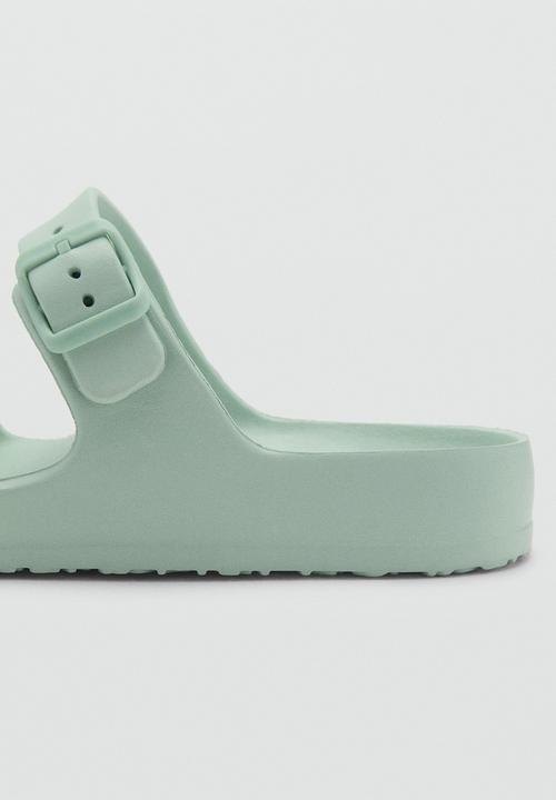 MANGO - Beach shoes pauv - light/pastel green