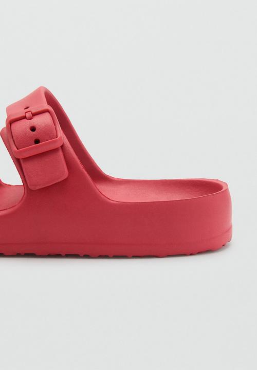MANGO - Beach shoes pauf - medium red
