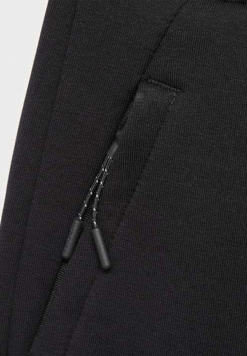 MANGO - Bermudas zipshort - black