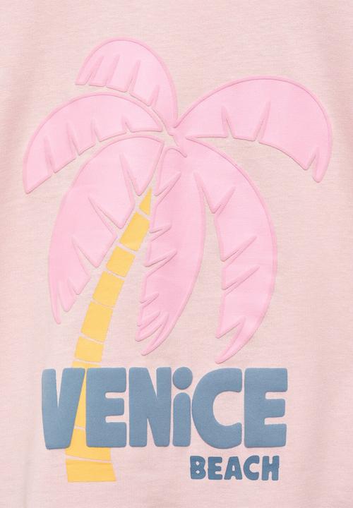 MANGO - T-shirt venice - pink