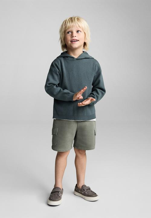 MANGO - Bermudas cargosb - khaki