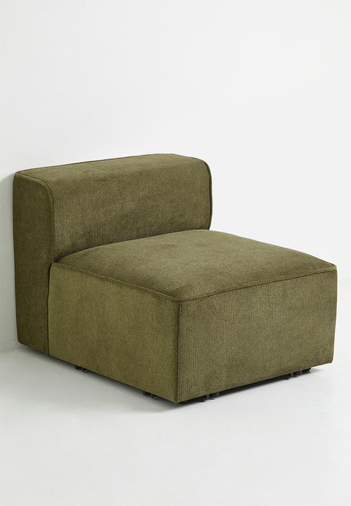 Sixth Floor - Gravity armless single seater modular - green