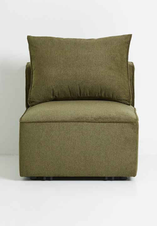 Sixth Floor - Gravity armless single seater modular - green