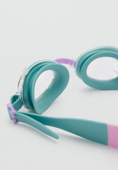 MANGO - Snorkeling goggles sirena - aqua green