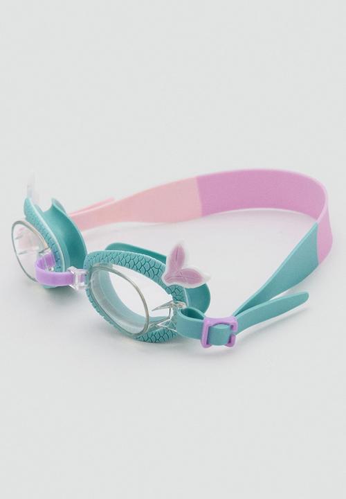 MANGO - Snorkeling goggles sirena - aqua green