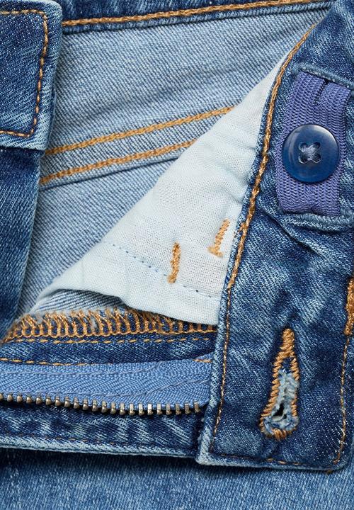 MANGO - Shorts chip - open blue