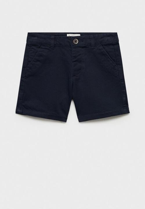 MANGO - Bermudas berchi - navy