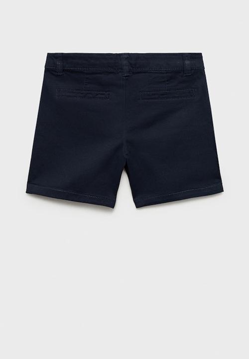 MANGO - Bermudas berchi - navy