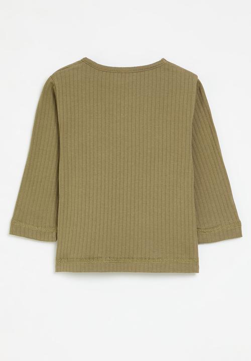 Pop Candy - Henley shirt - green