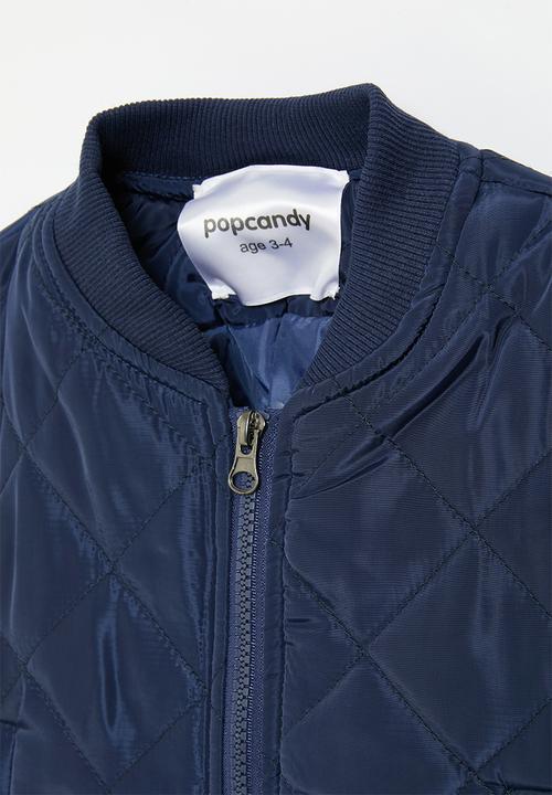 Pop Candy - Quilted bomber jacket - navy blue