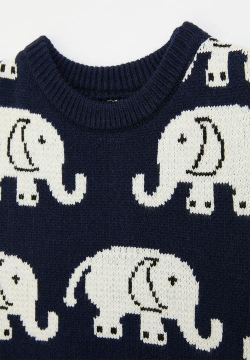 Pop Candy - Printed vest - navy & white
