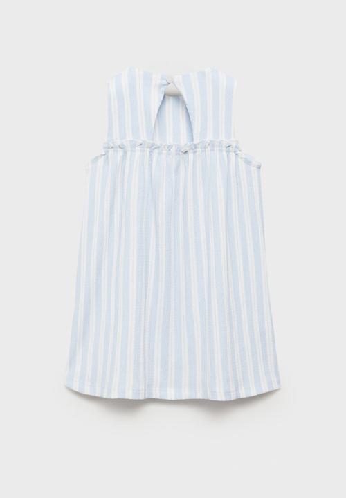 MANGO - Dress summer - medium blue