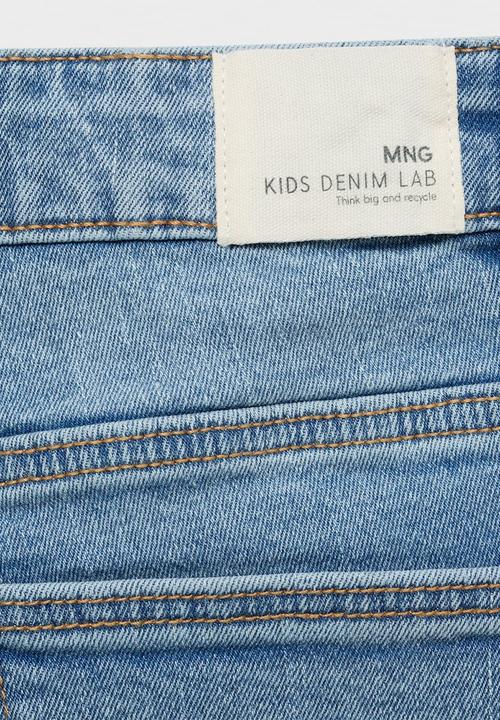 MANGO - Bermudas john - open blue