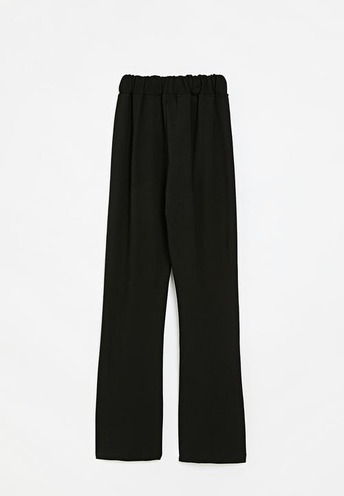 Pop Candy - Wide leg lounge pants - black