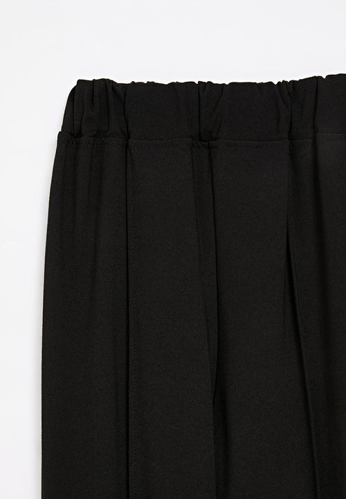 Pop Candy - Wide leg lounge pants - black