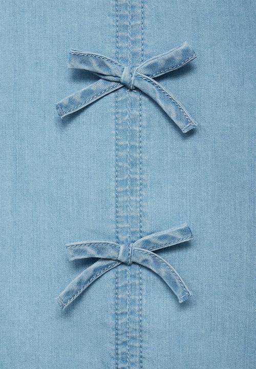 MANGO - Blouse coco - open blue