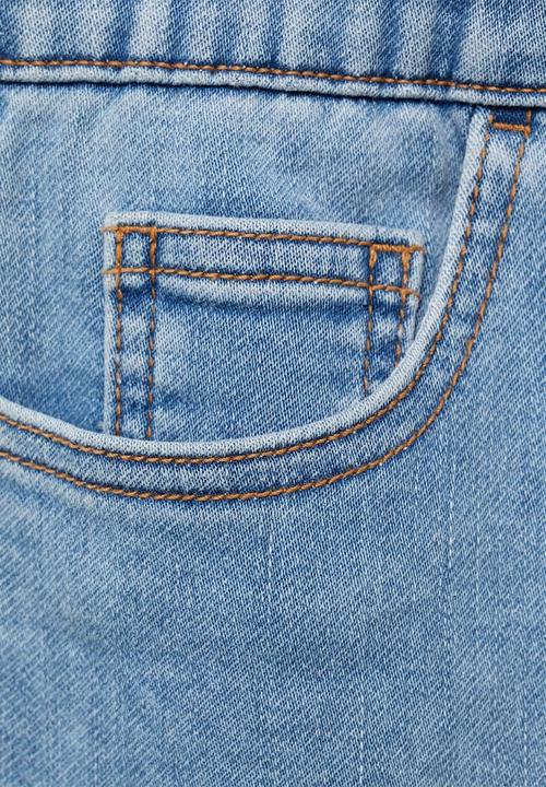 MANGO - Bermudas comfy - open blue