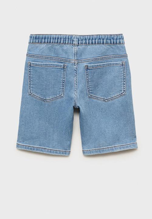 MANGO - Bermudas comfy - open blue
