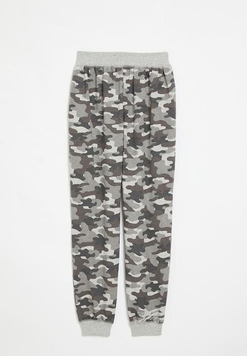 Pop Candy - Camo jogger - grey