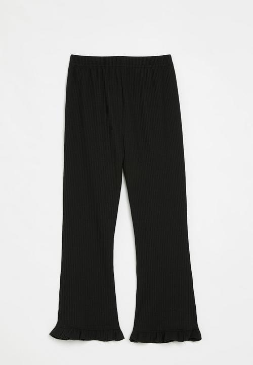 Pop Candy - Bootleg pants-black