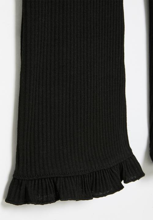 Pop Candy - Bootleg pants-black