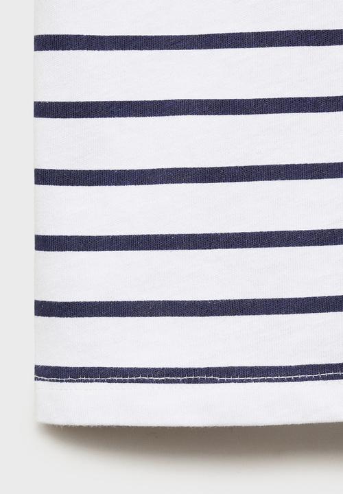 MANGO - T-shirt tibubol - navy