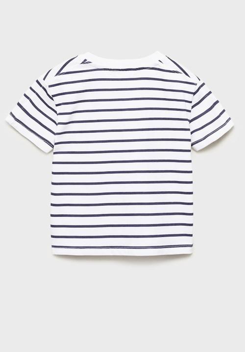 MANGO - T-shirt tibubol - navy
