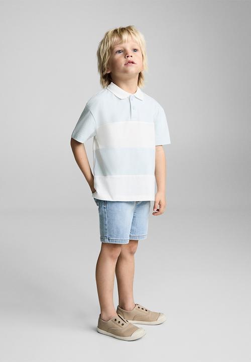 MANGO - Poloshirt peterb - light pastel blue