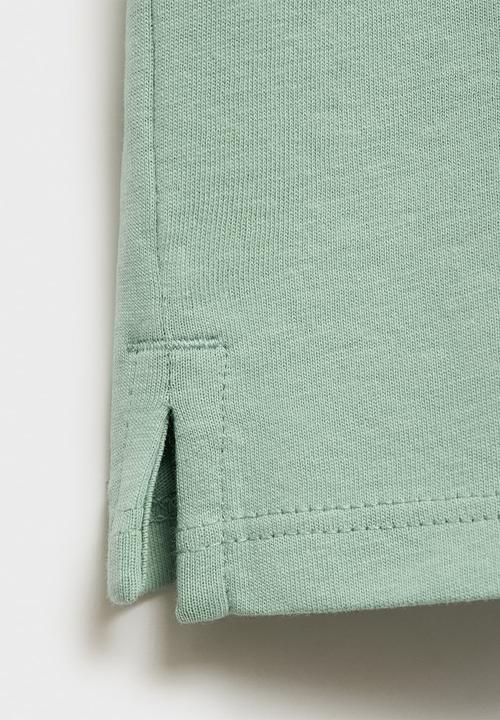 MANGO - T-shirt pani8 - light pastel green