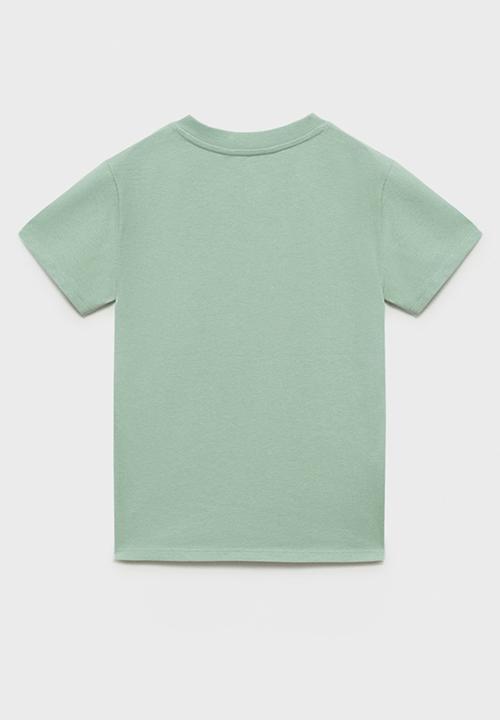 MANGO - T-shirt pani8 - light pastel green