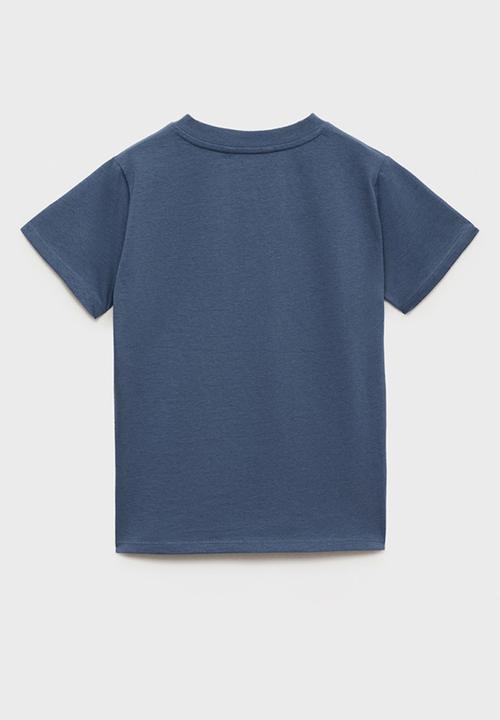 MANGO - T-shirt pani8 - medium blue