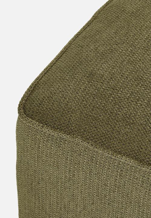Sixth Floor - Gravity ottoman modular -green