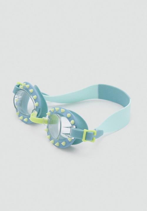 MANGO - Snorkeling goggles glow - turquoise / aqua